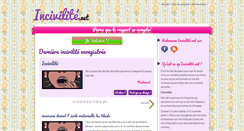 Desktop Screenshot of incivilite.net